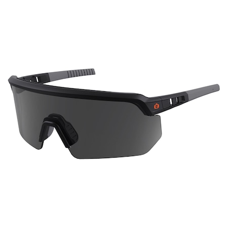 Ergodyne AEGIR, Safety Glasses, Smoke Lens, Matte Black Frame AEGR-AFASP